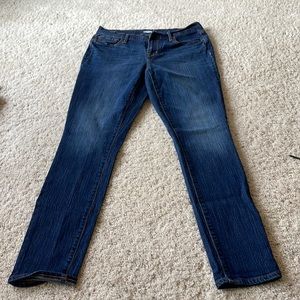 Of navy curvy skinny size 10 long jeans